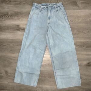 Madden Girl Wide-Leg Light Wash Women's Jeans